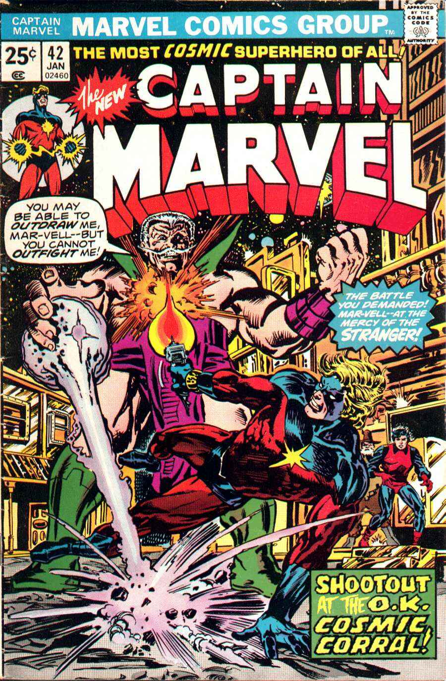 Read online Captain Marvel (1968) comic -  Issue #42 - 1