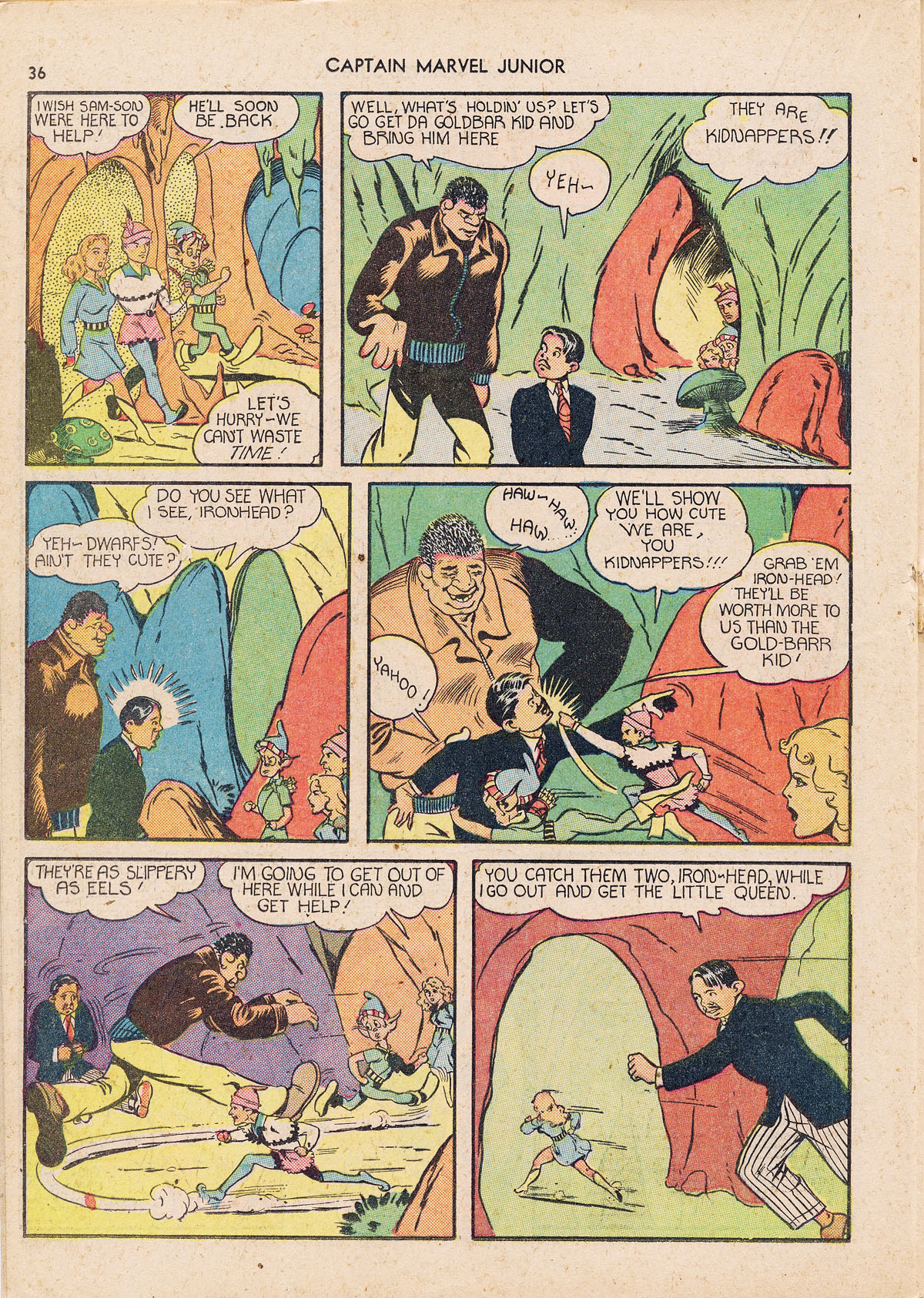 Read online Captain Marvel, Jr. comic -  Issue #6 - 35