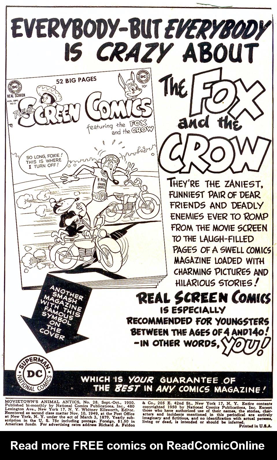 Read online Animal Antics comic -  Issue #28 - 2