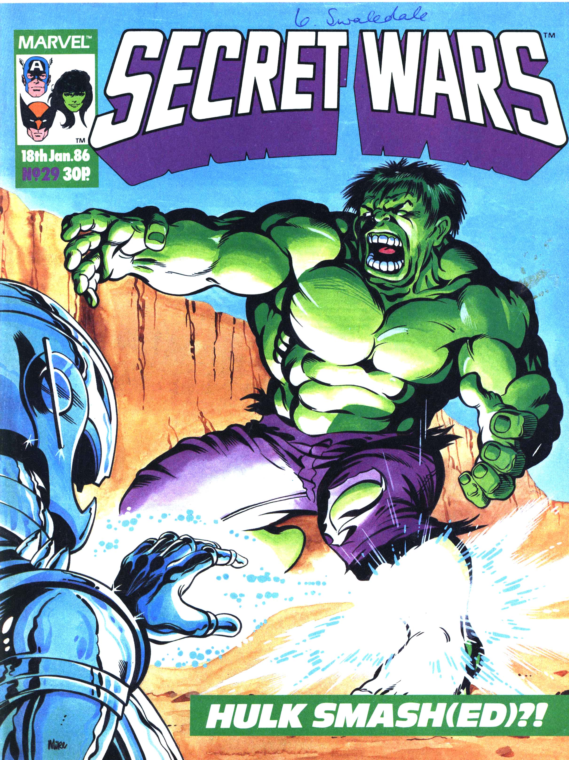 Read online Secret Wars (1985) comic -  Issue #29 - 1