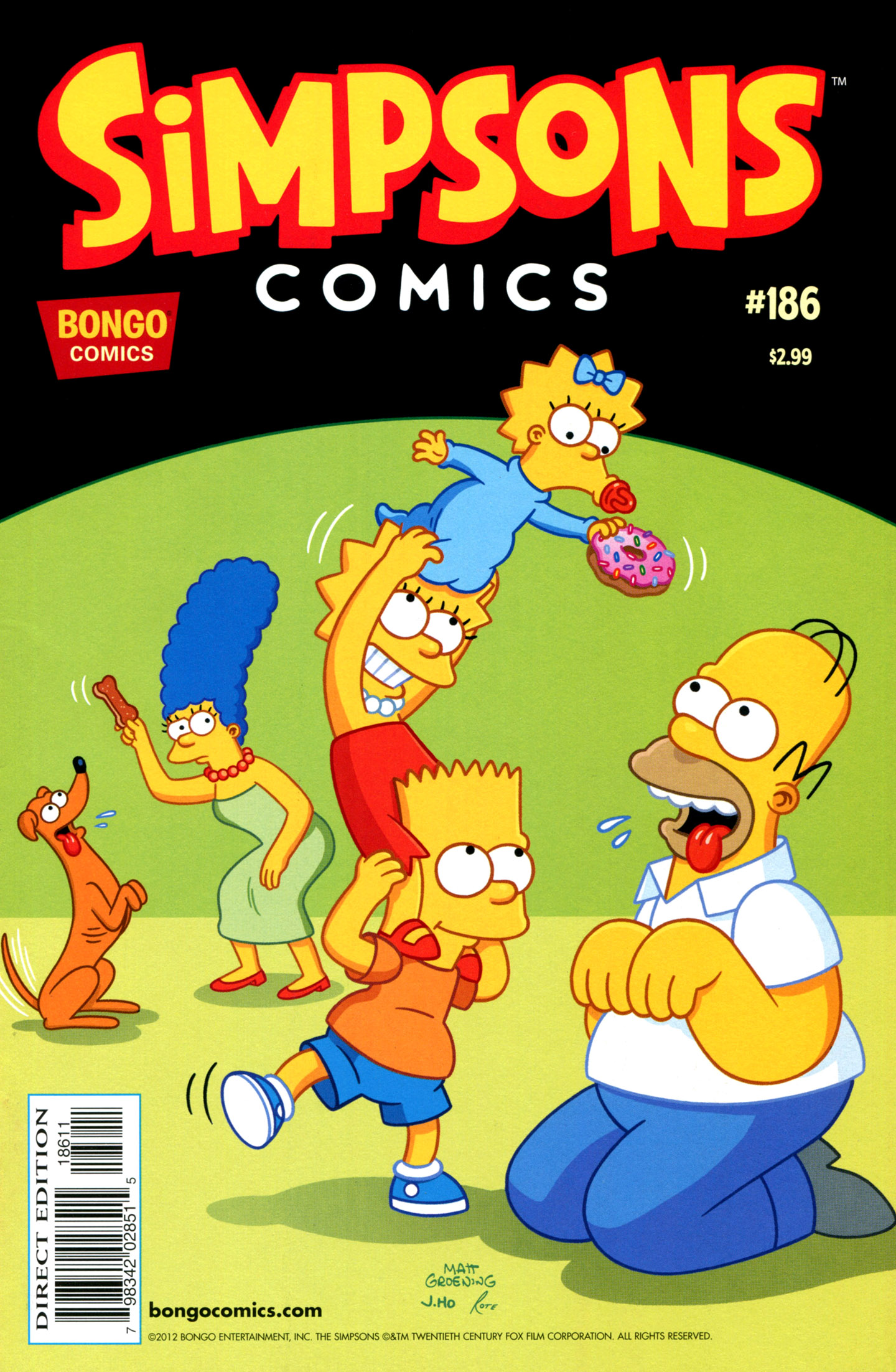 Read online Simpsons Comics comic -  Issue #186 - 1