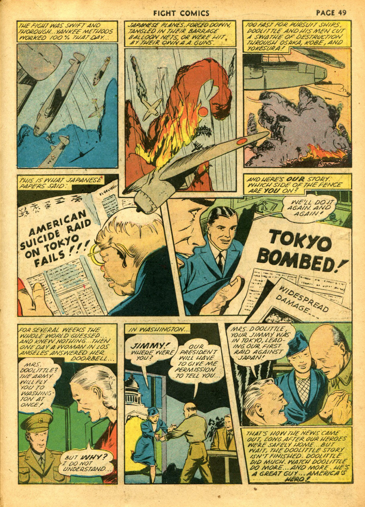 Read online Fight Comics comic -  Issue #22 - 51