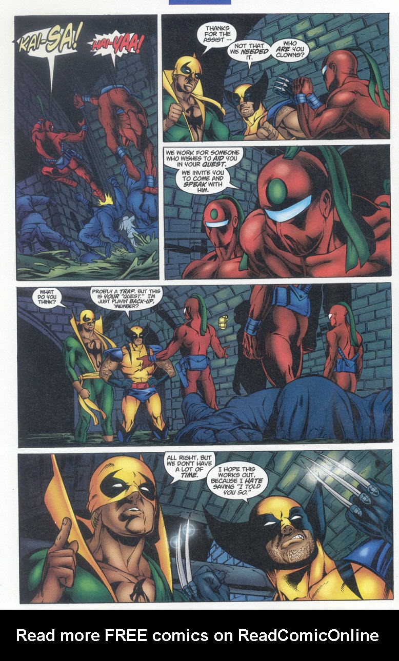 Read online Iron Fist / Wolverine comic -  Issue #1 - 15