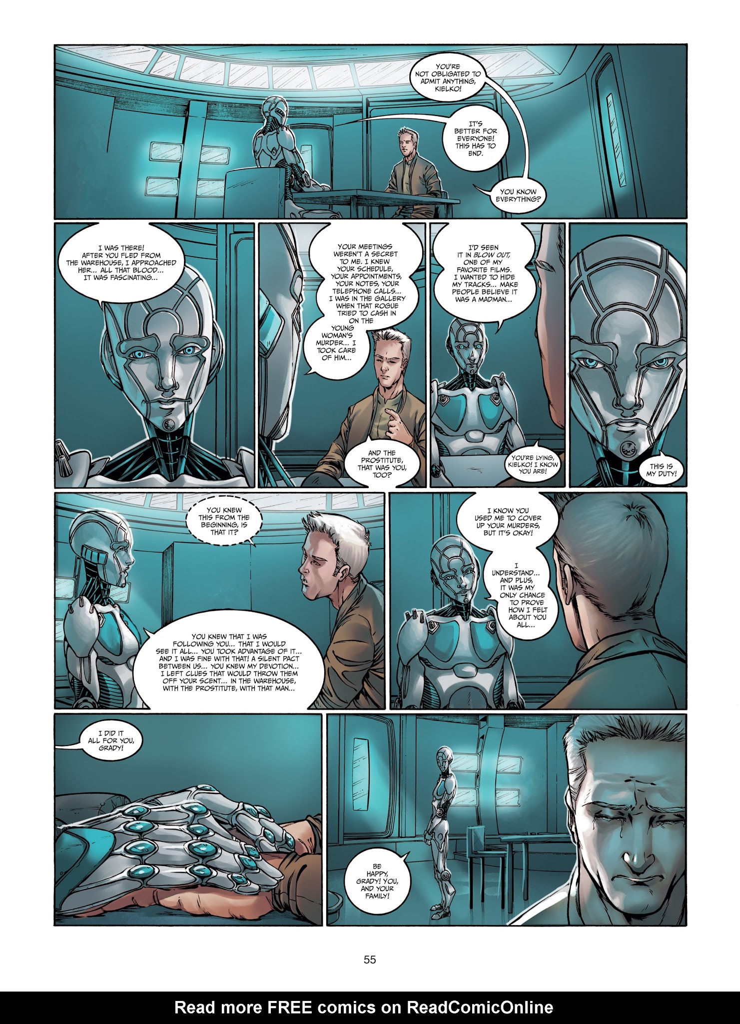 Read online Androïds comic -  Issue #4 - 55