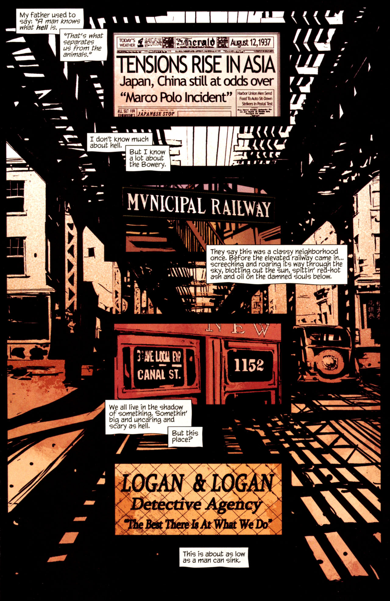 Read online Wolverine Noir comic -  Issue #1 - 3