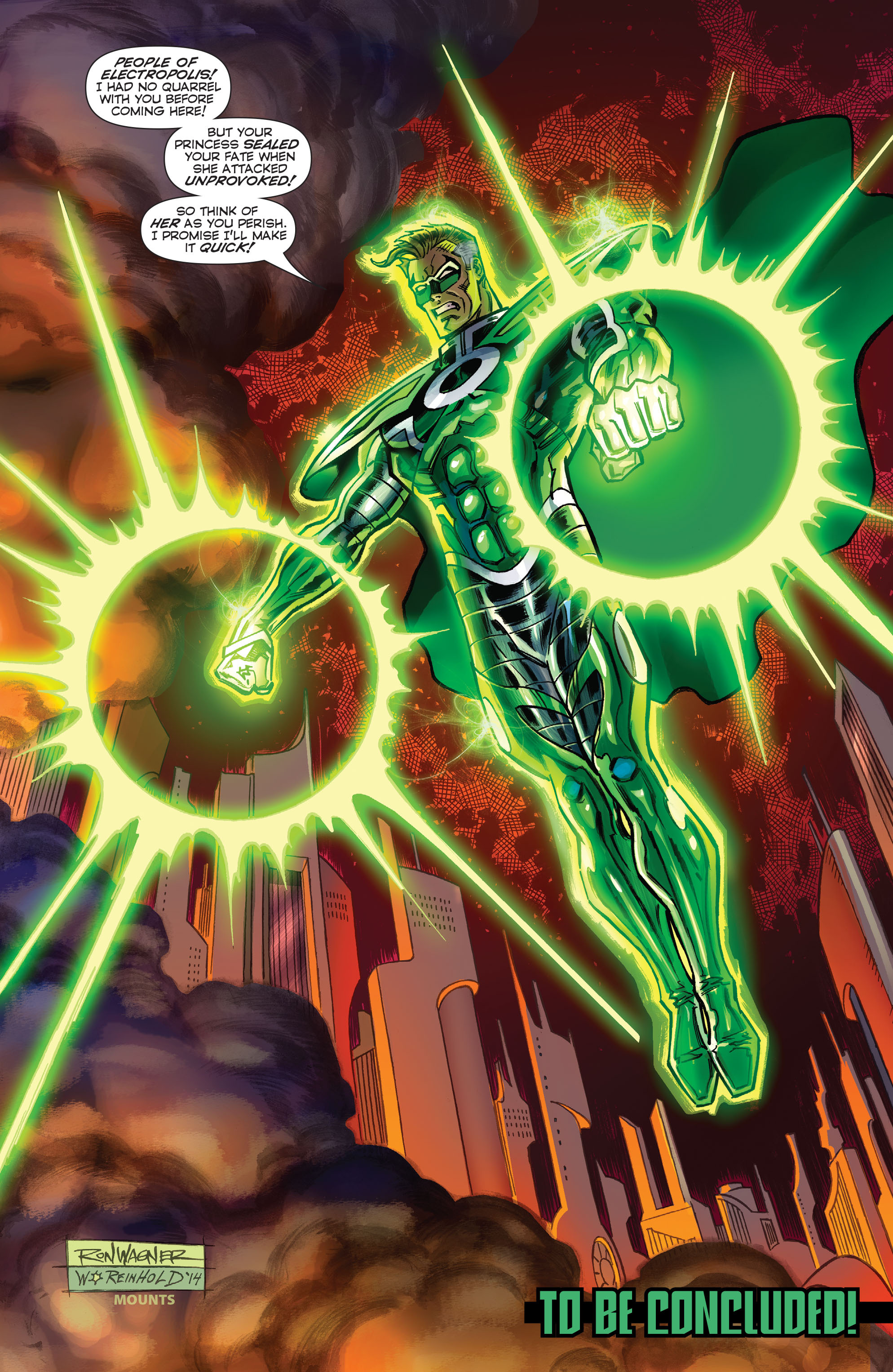 Read online Convergence Green Lantern/Parallax comic -  Issue #1 - 23