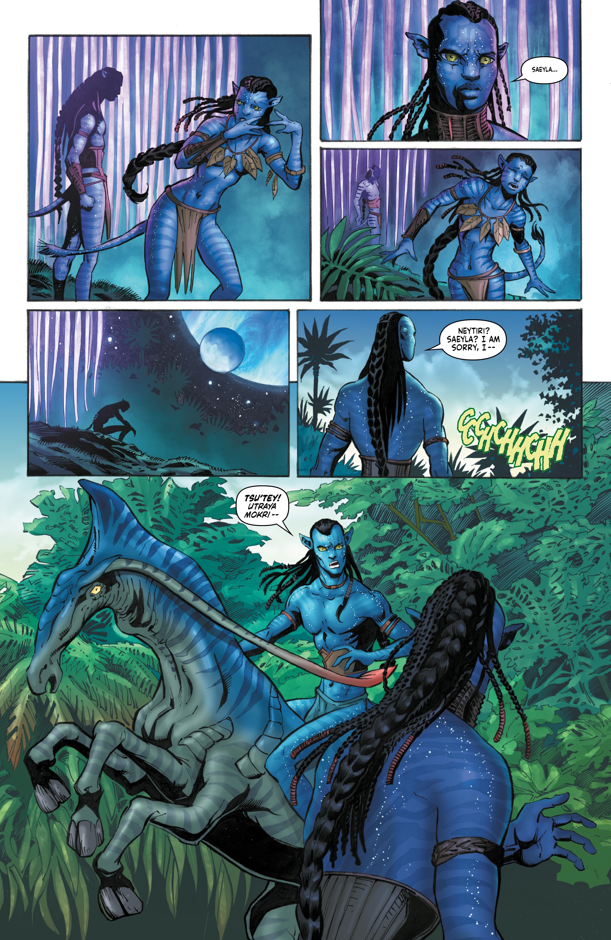 Read online Avatar: Tsu'tey's Path comic -  Issue #3 - 17