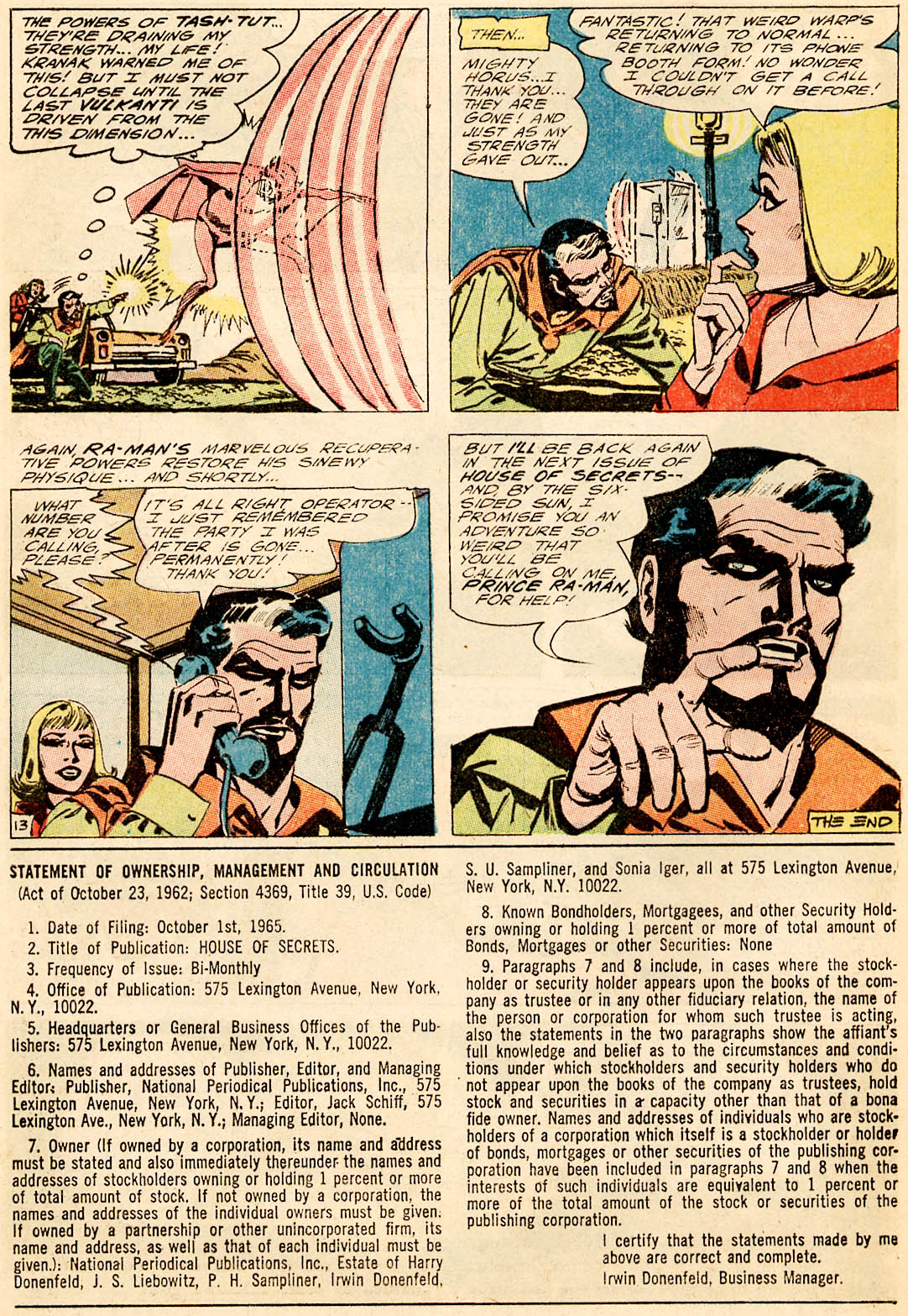 Read online House of Secrets (1956) comic -  Issue #77 - 32