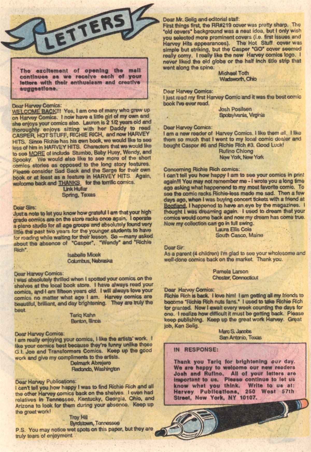 Read online Harvey Hits Comics comic -  Issue #2 - 17