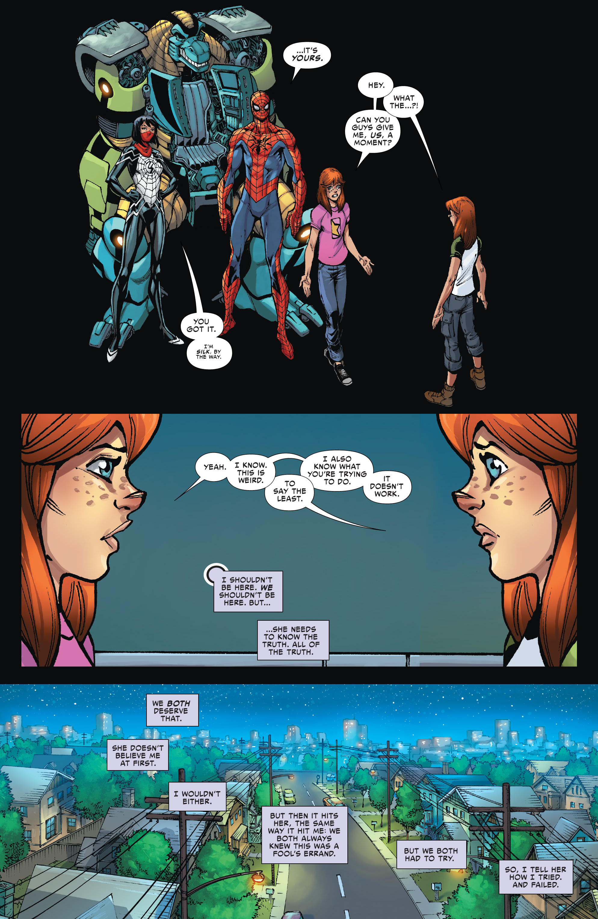 Read online Silk: Out of the Spider-Verse comic -  Issue # TPB 2 (Part 2) - 17