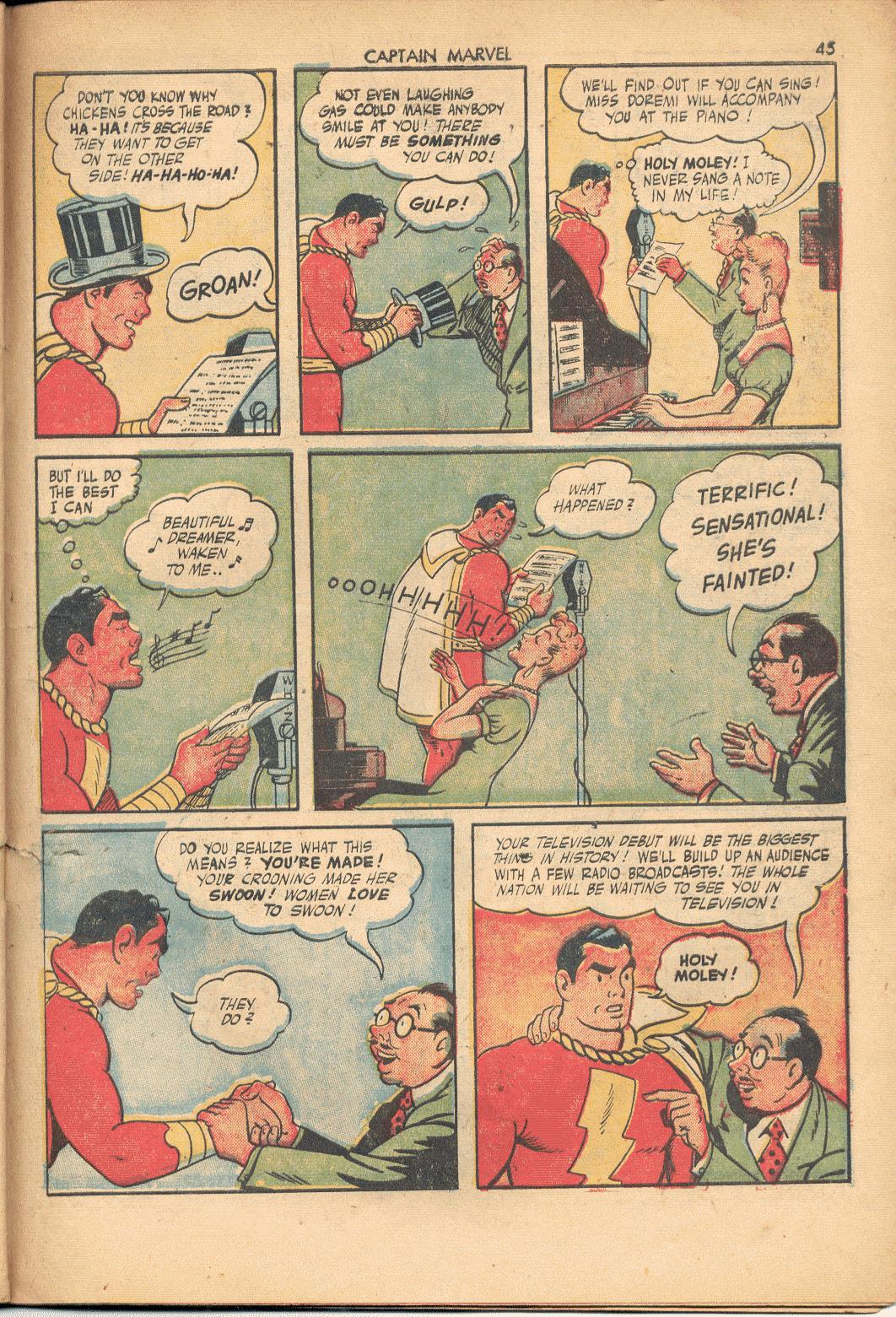 Read online Captain Marvel Adventures comic -  Issue #54 - 45