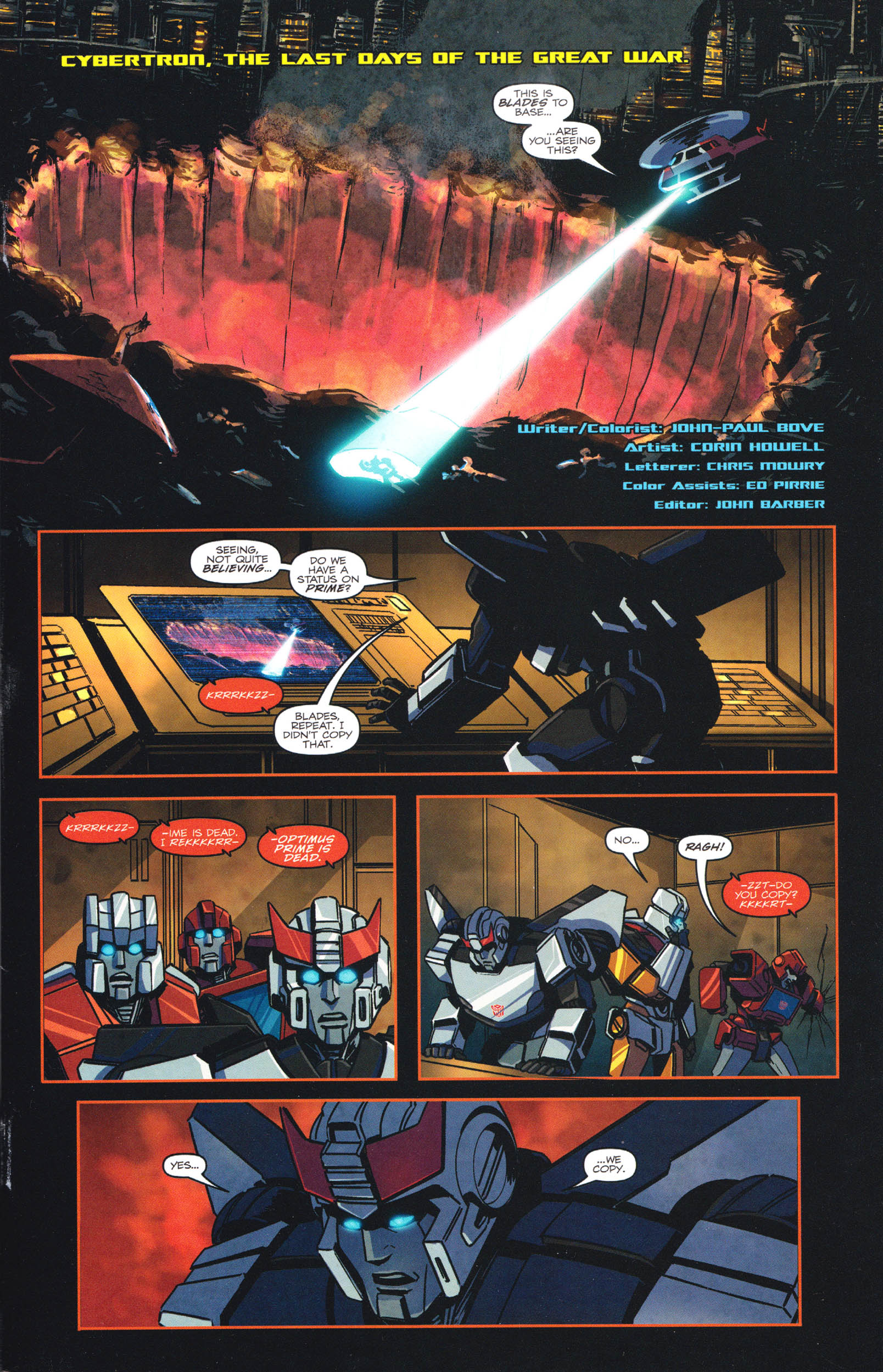 Read online Transformers: Dawn of the Predacus comic -  Issue # Full - 2