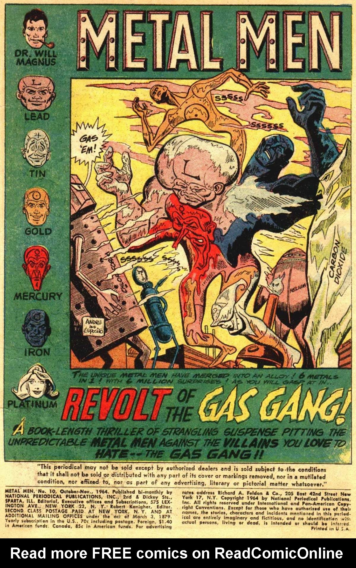 Metal Men (1963) Issue #10 #10 - English 3