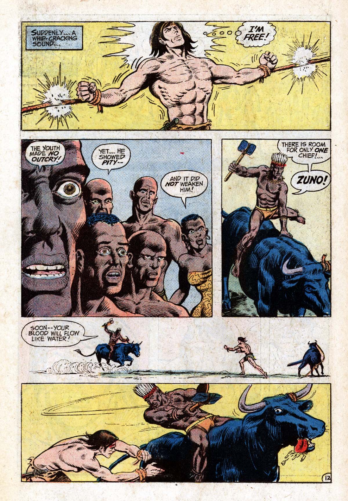 Read online Korak, Son of Tarzan (1972) comic -  Issue #53 - 12
