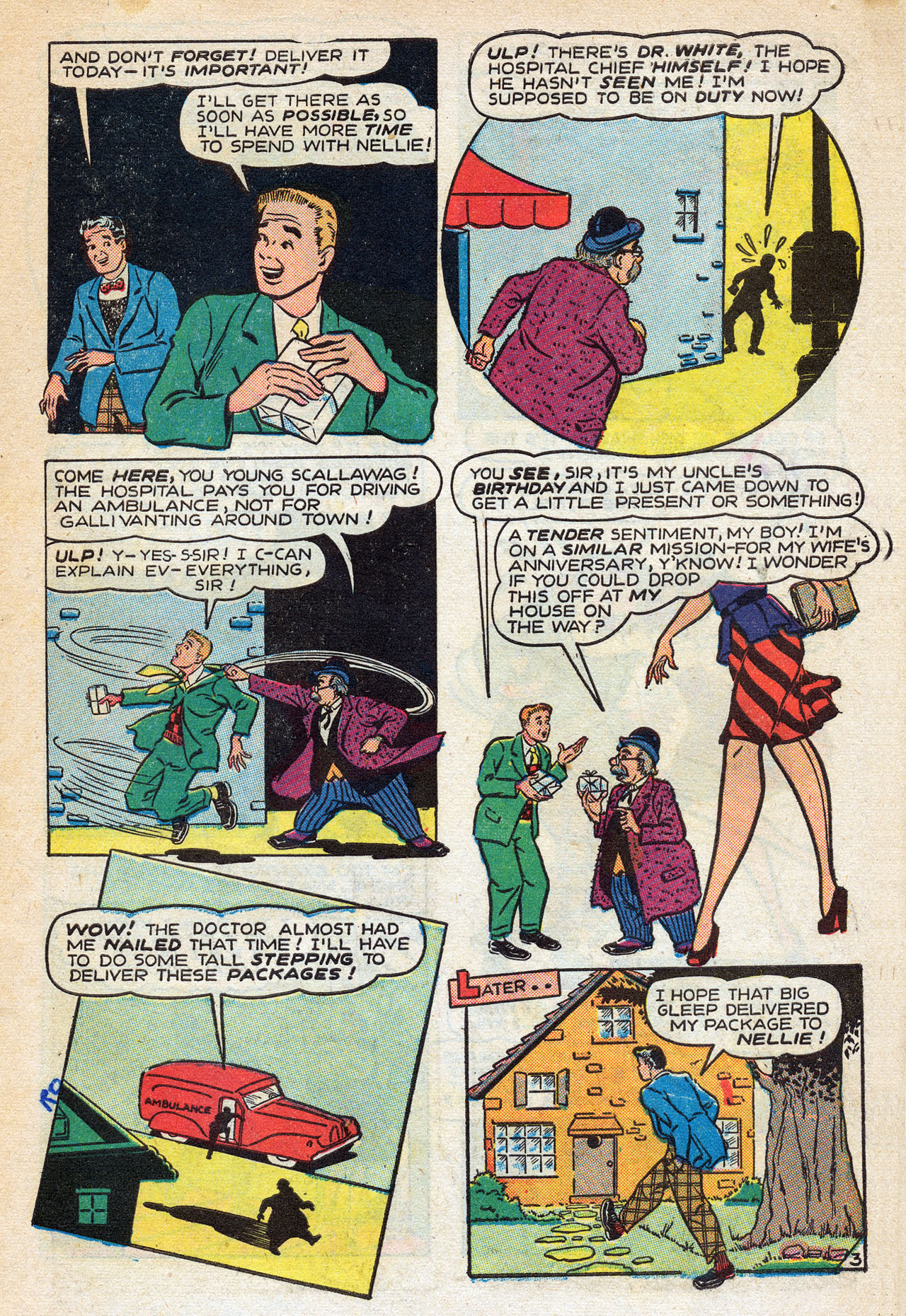 Read online Nellie The Nurse (1945) comic -  Issue #14 - 5