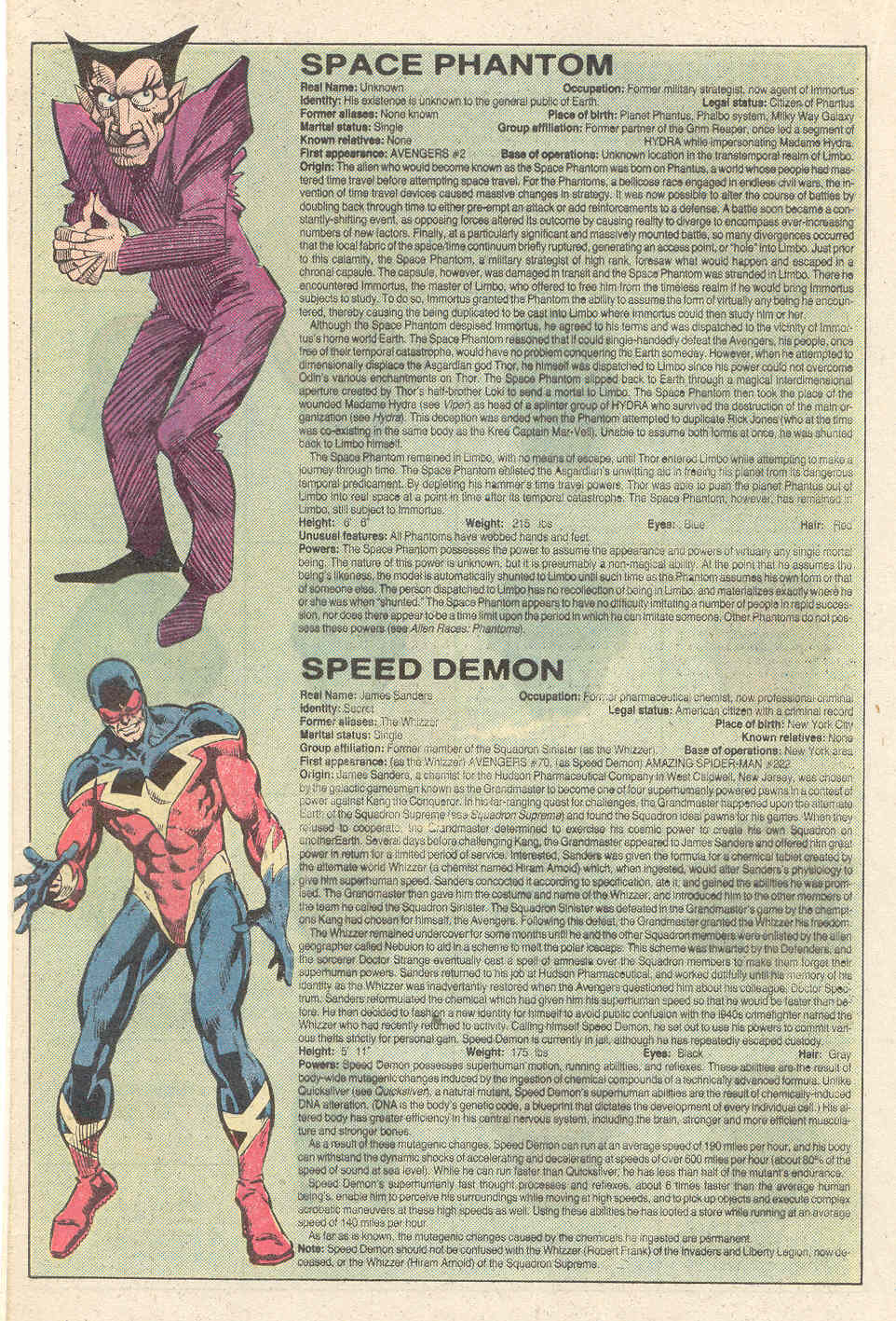Read online The Official Handbook of the Marvel Universe comic -  Issue #10 - 19