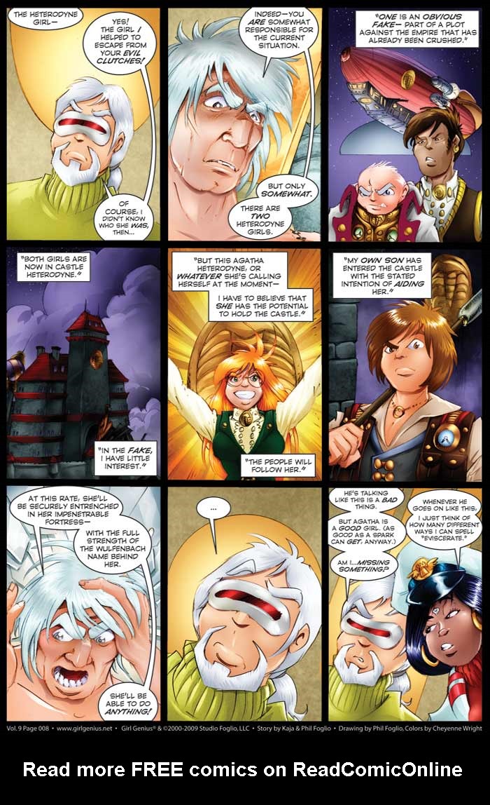 Read online Girl Genius (2002) comic -  Issue #9 - 9