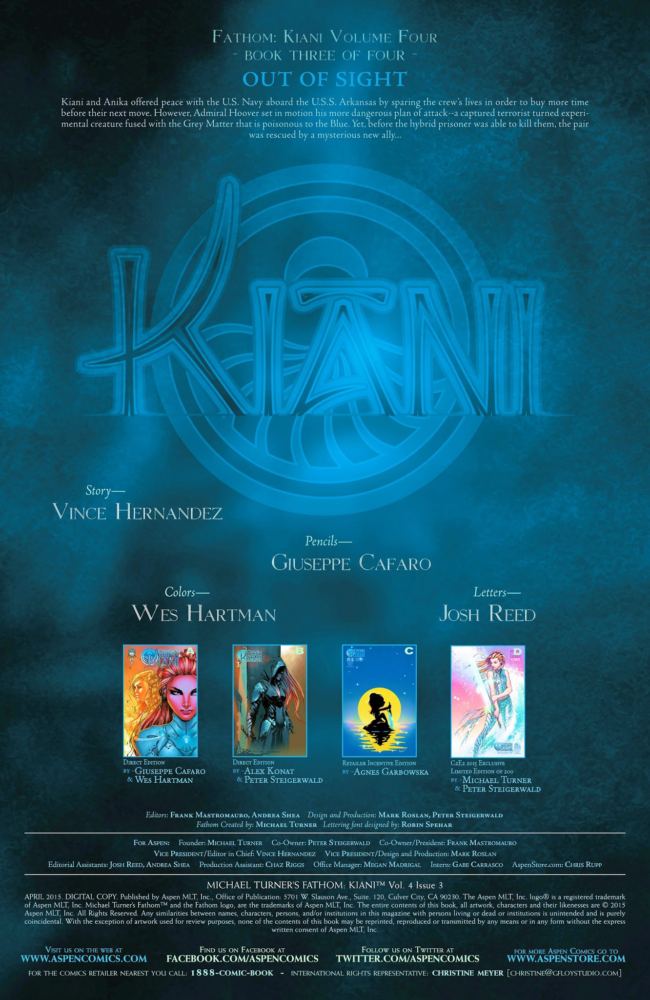 Read online Michael Turner's Fathom: Kiani (2015) comic -  Issue #3 - 3