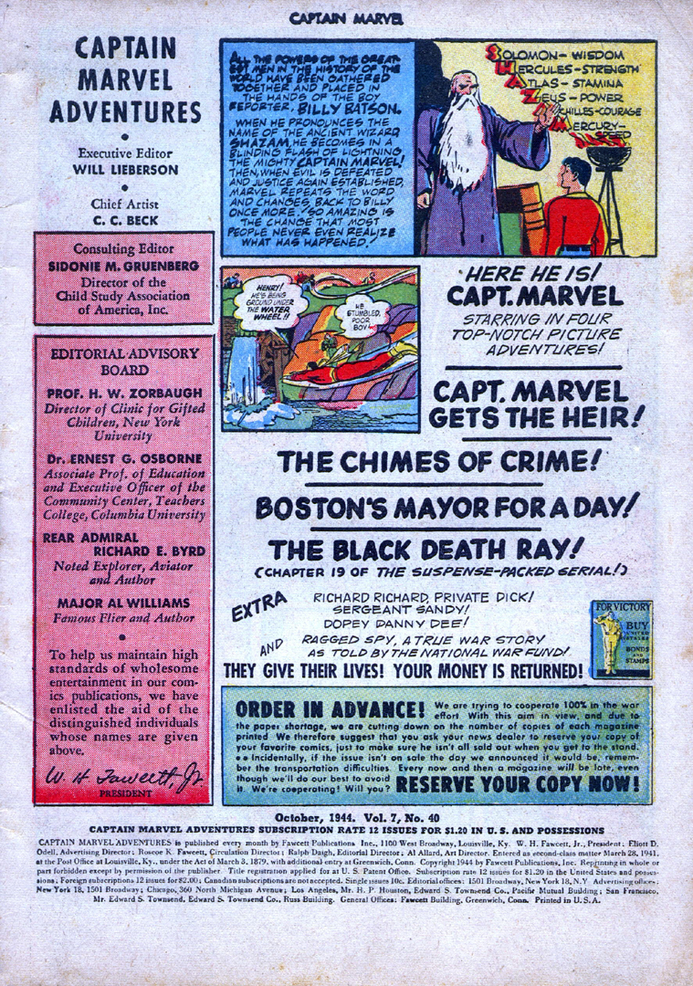 Read online Captain Marvel Adventures comic -  Issue #40 - 3