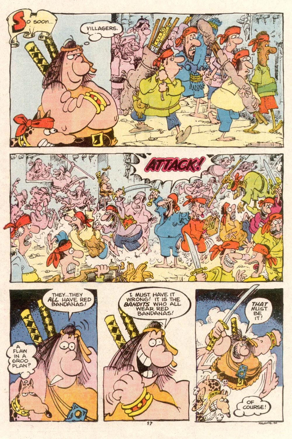 Read online Sergio Aragonés Groo the Wanderer comic -  Issue #49 - 17