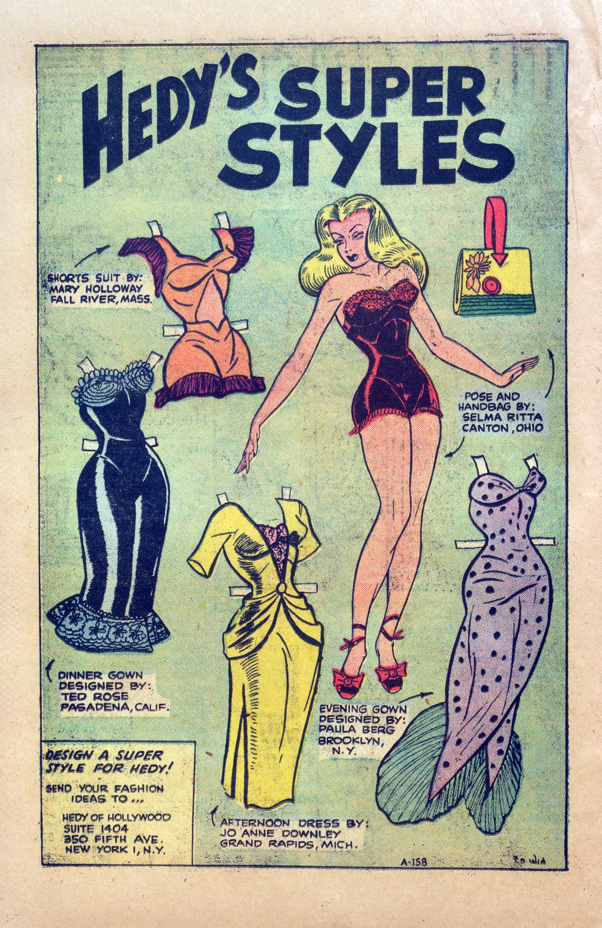 Read online Hedy Of Hollywood Comics comic -  Issue #50 - 20