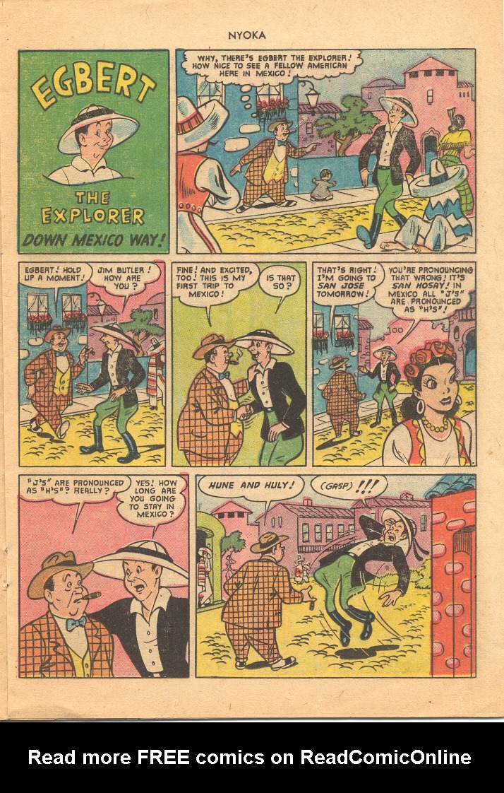 Read online Nyoka the Jungle Girl (1945) comic -  Issue #66 - 17