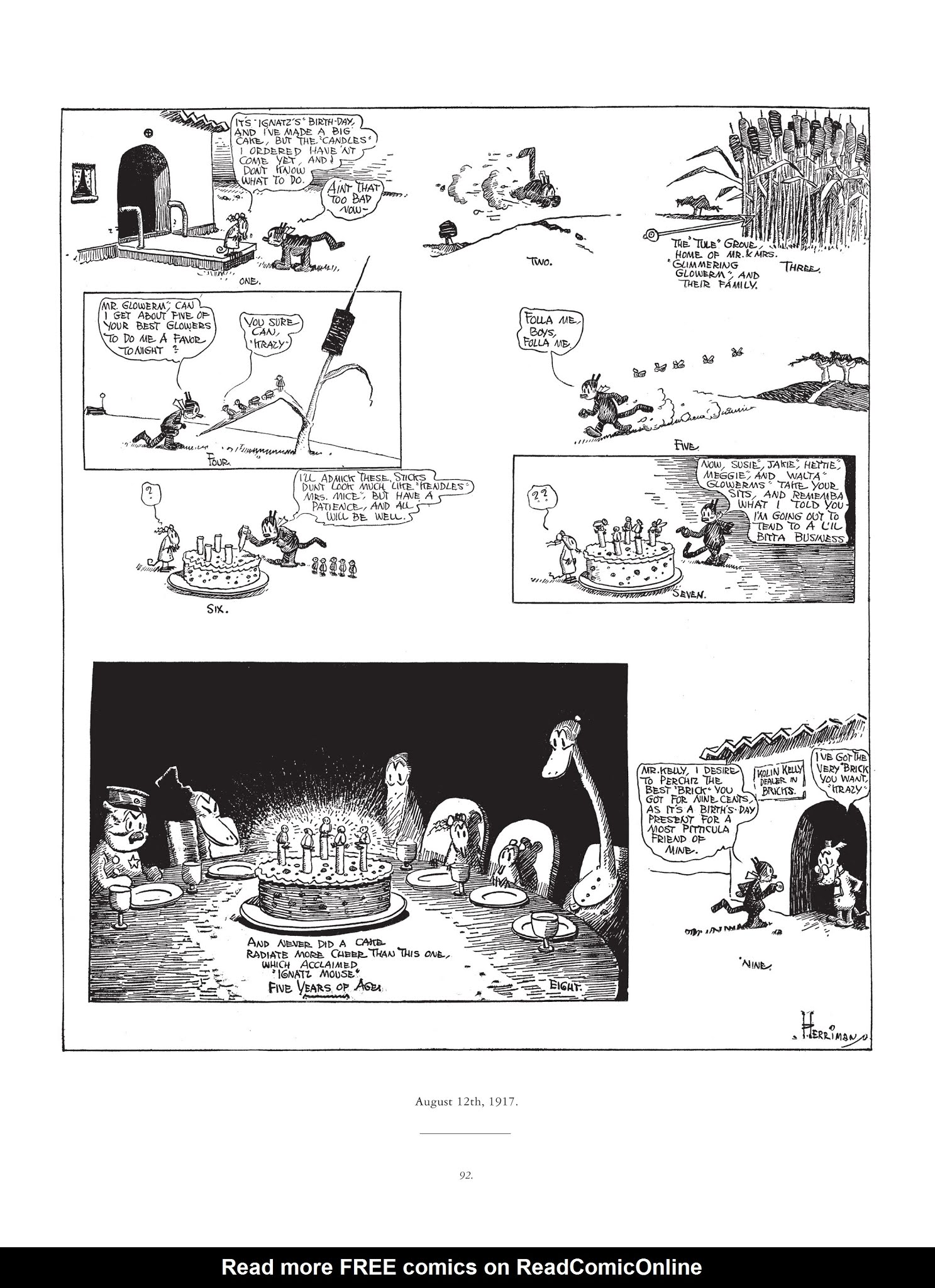 Read online Krazy & Ignatz comic -  Issue # TPB 1 - 92
