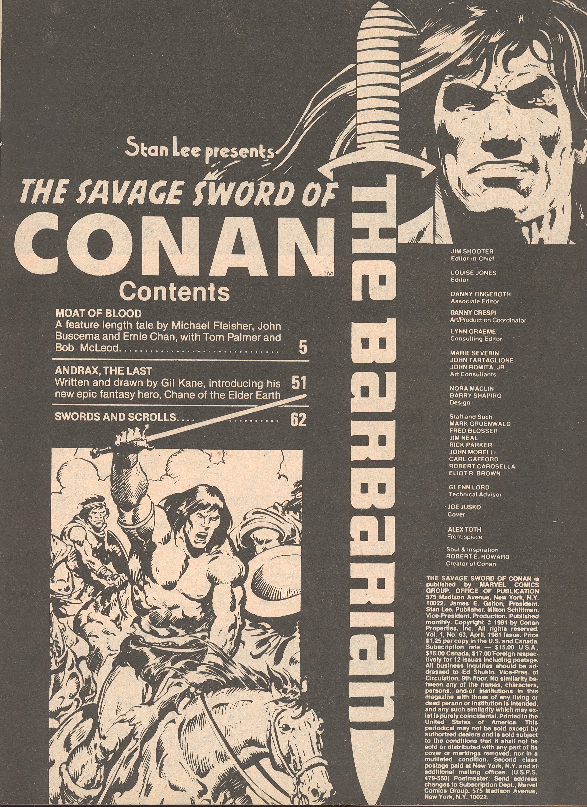Read online The Savage Sword Of Conan comic -  Issue #63 - 3