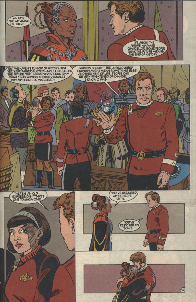 Read online Star Trek VI: The Undiscovered Country comic -  Issue # Full - 56