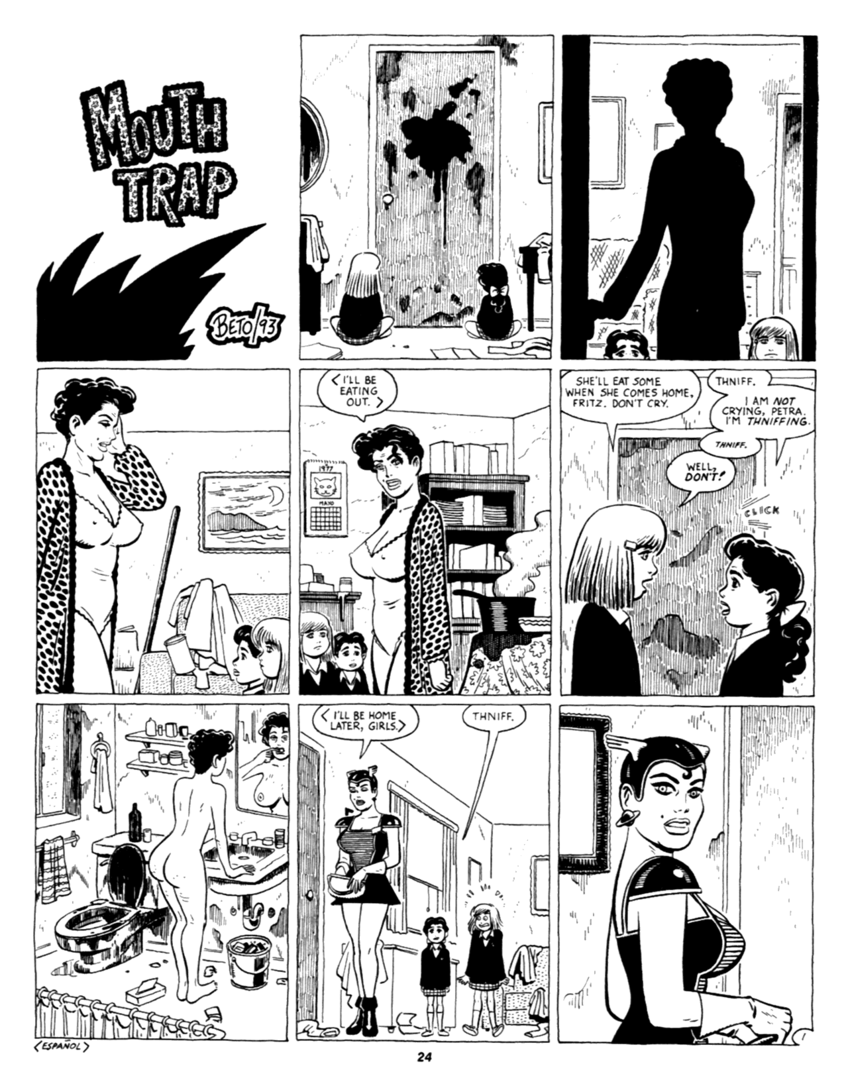 Read online Love and Rockets (1982) comic -  Issue #41 - 26