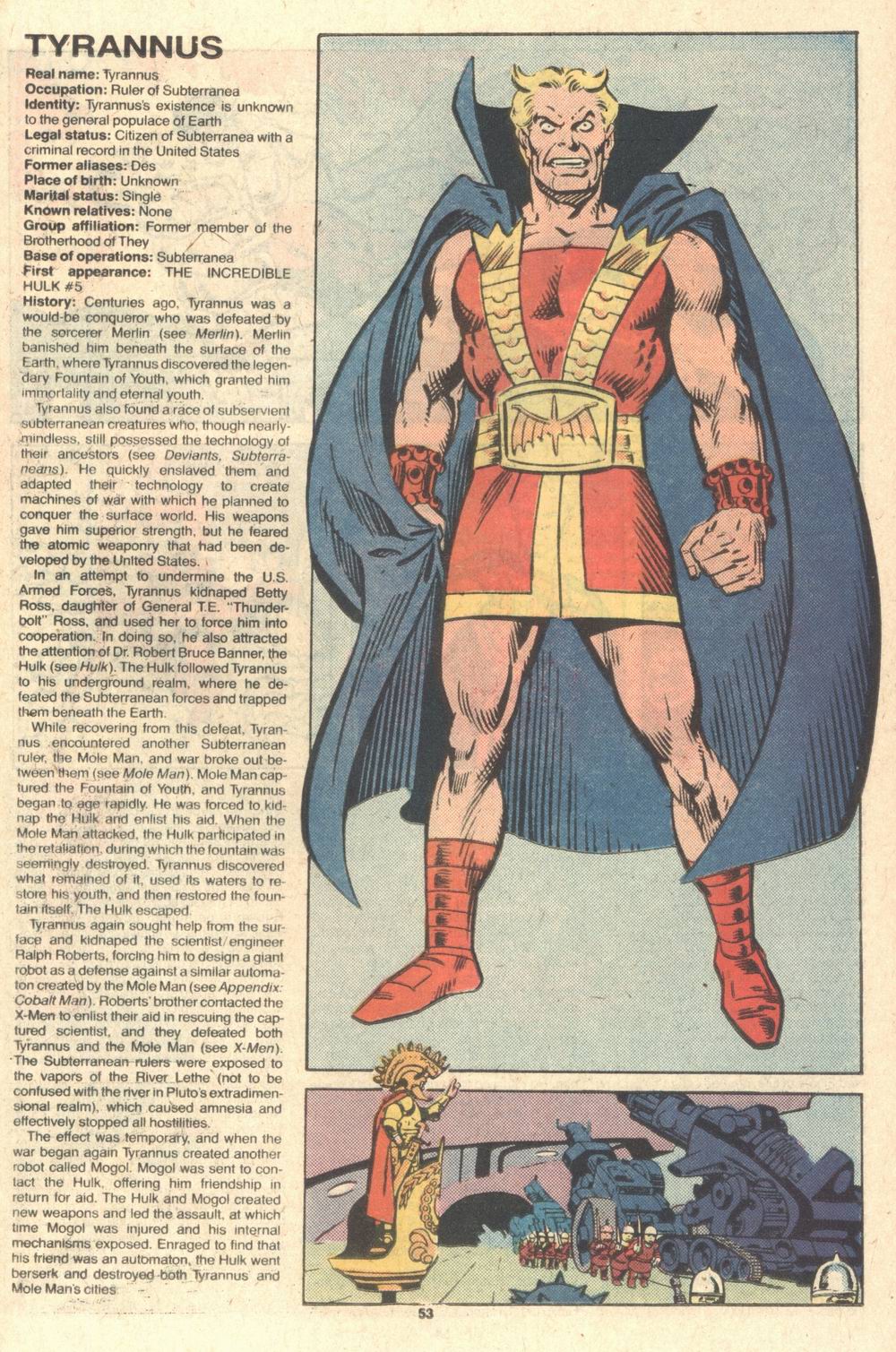 Read online The Official Handbook of the Marvel Universe Deluxe Edition comic -  Issue #13 - 55