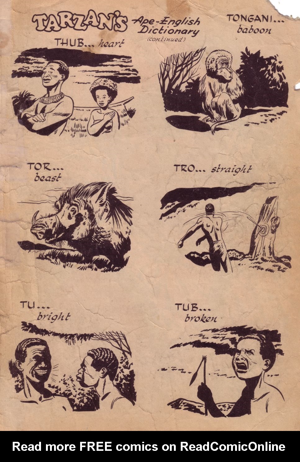Read online Tarzan (1948) comic -  Issue #8 - 35