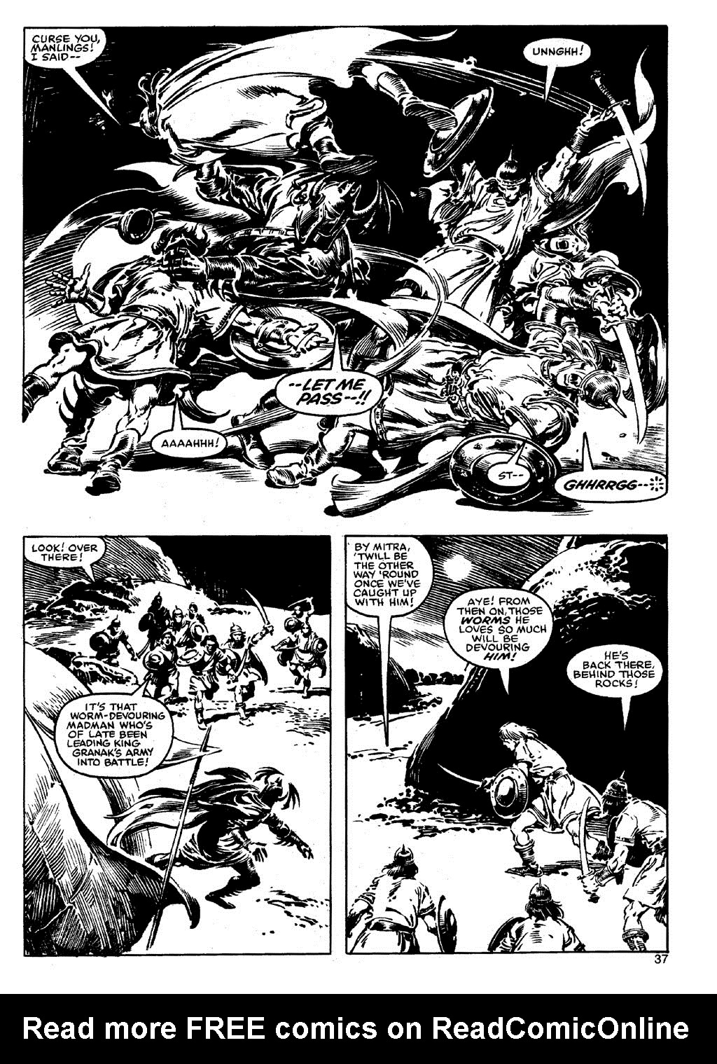 Read online The Savage Sword Of Conan comic -  Issue #90 - 36