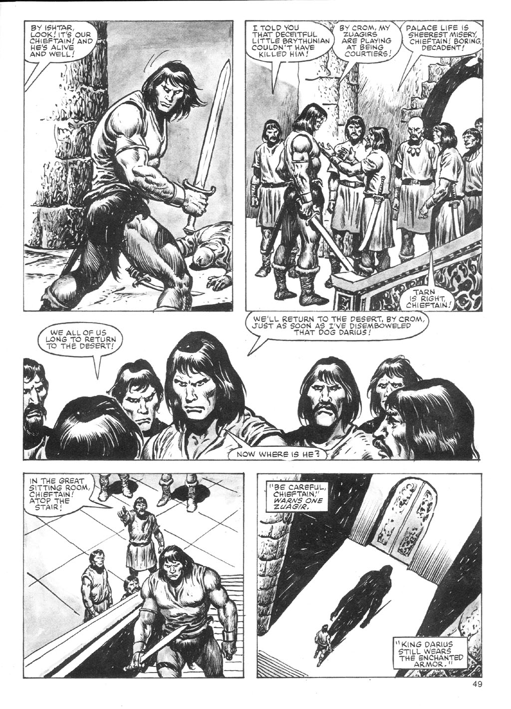 Read online The Savage Sword Of Conan comic -  Issue #87 - 49