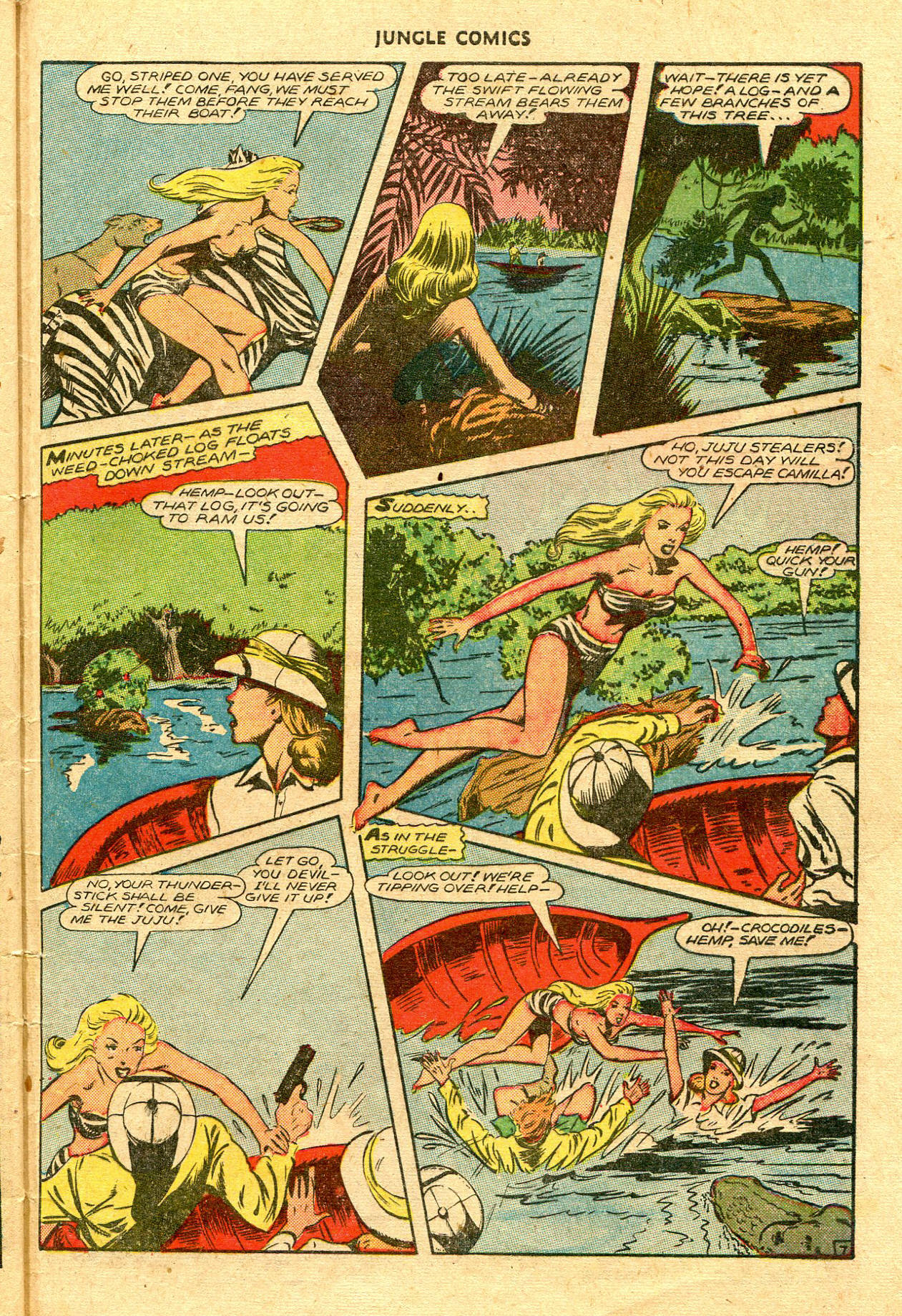 Read online Jungle Comics comic -  Issue #75 - 49