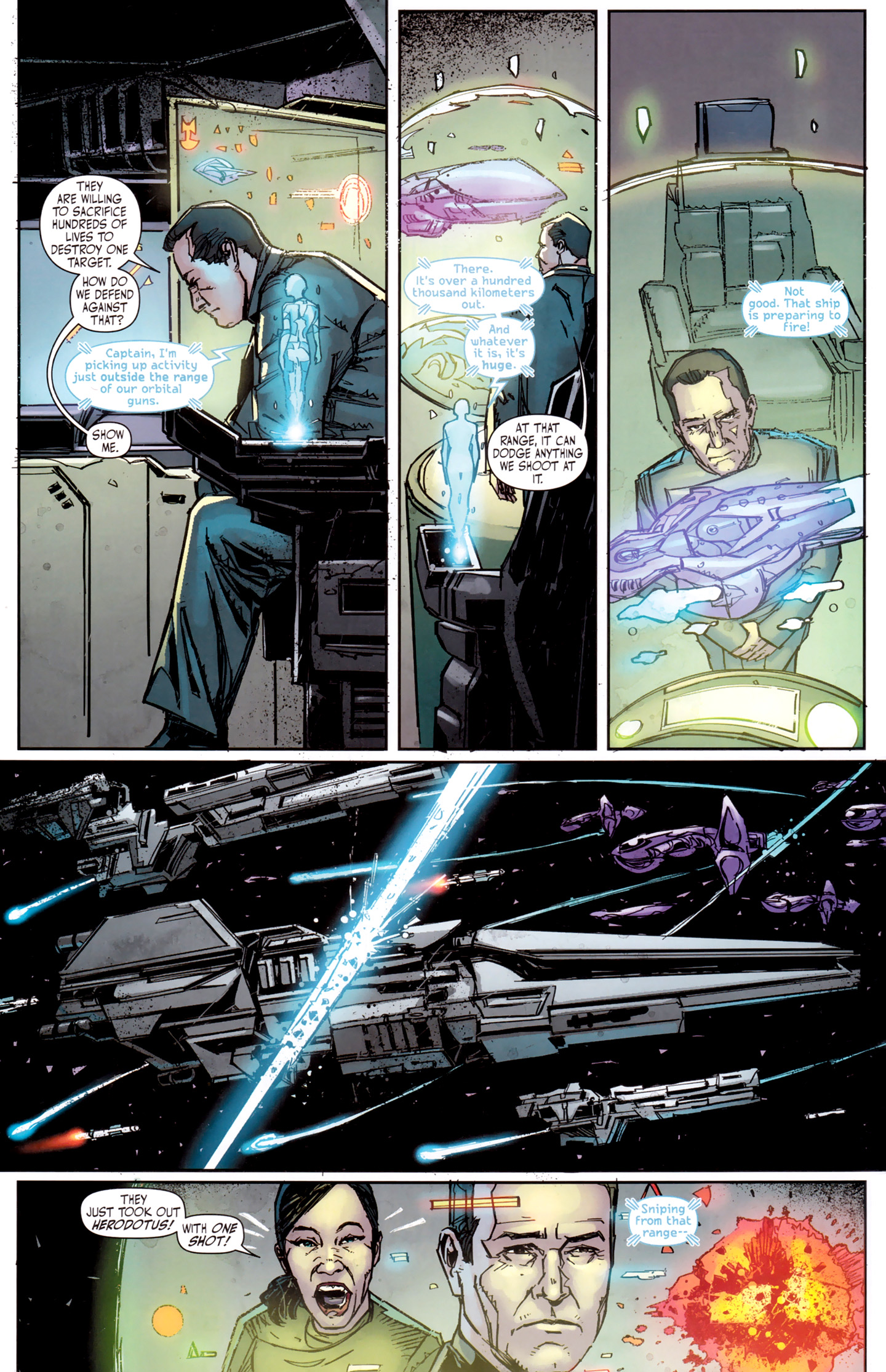 Read online Halo: Fall Of Reach - Invasion comic -  Issue #3 - 17