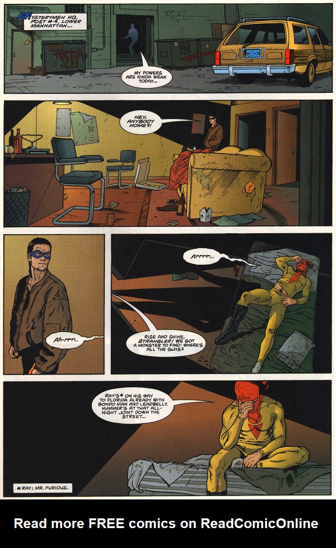 Read online Bob Burden's Original Mysterymen Comics comic -  Issue #1 - 4
