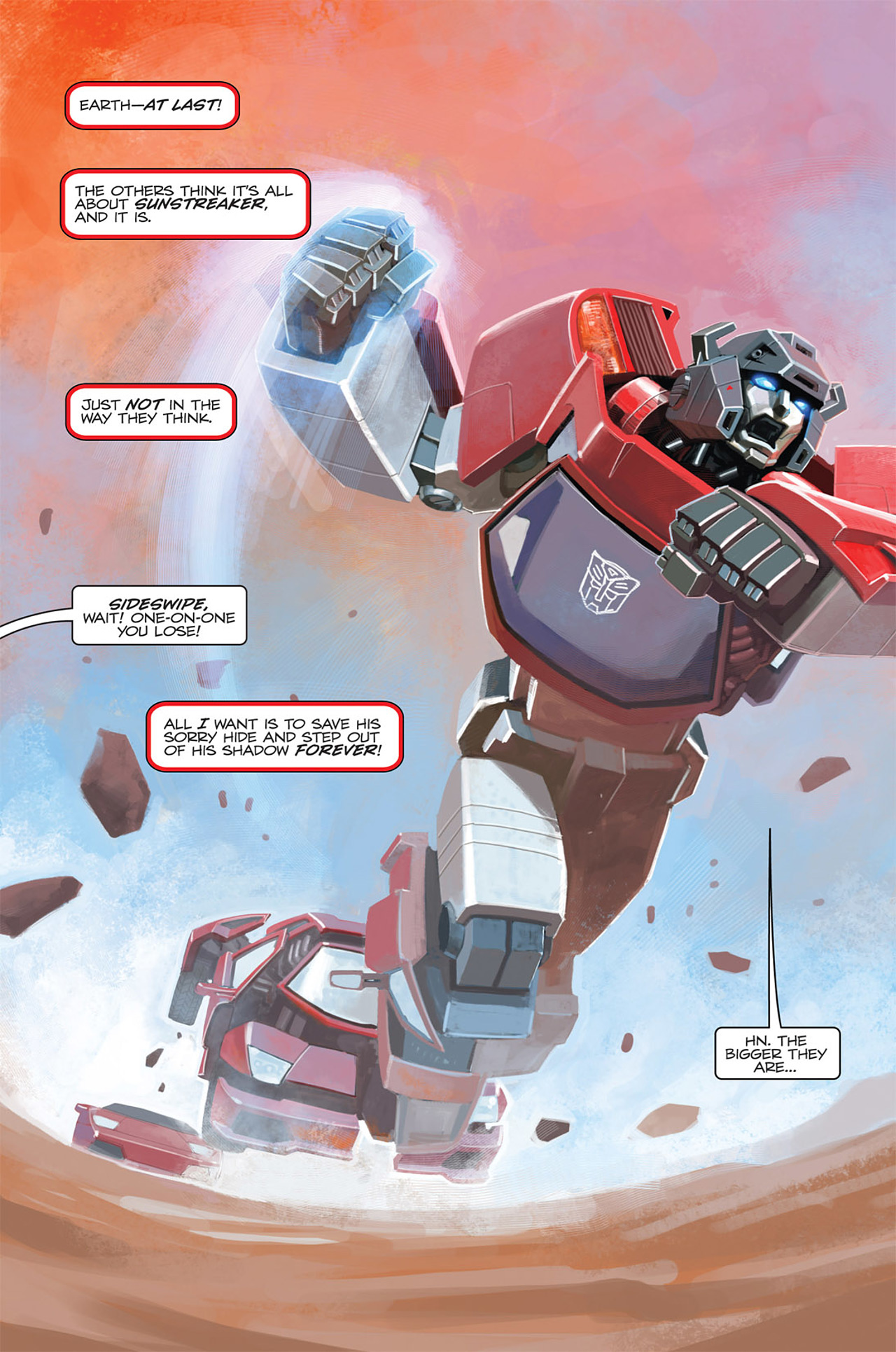 Read online Transformers Spotlight: Sideswipe comic -  Issue # Full - 5