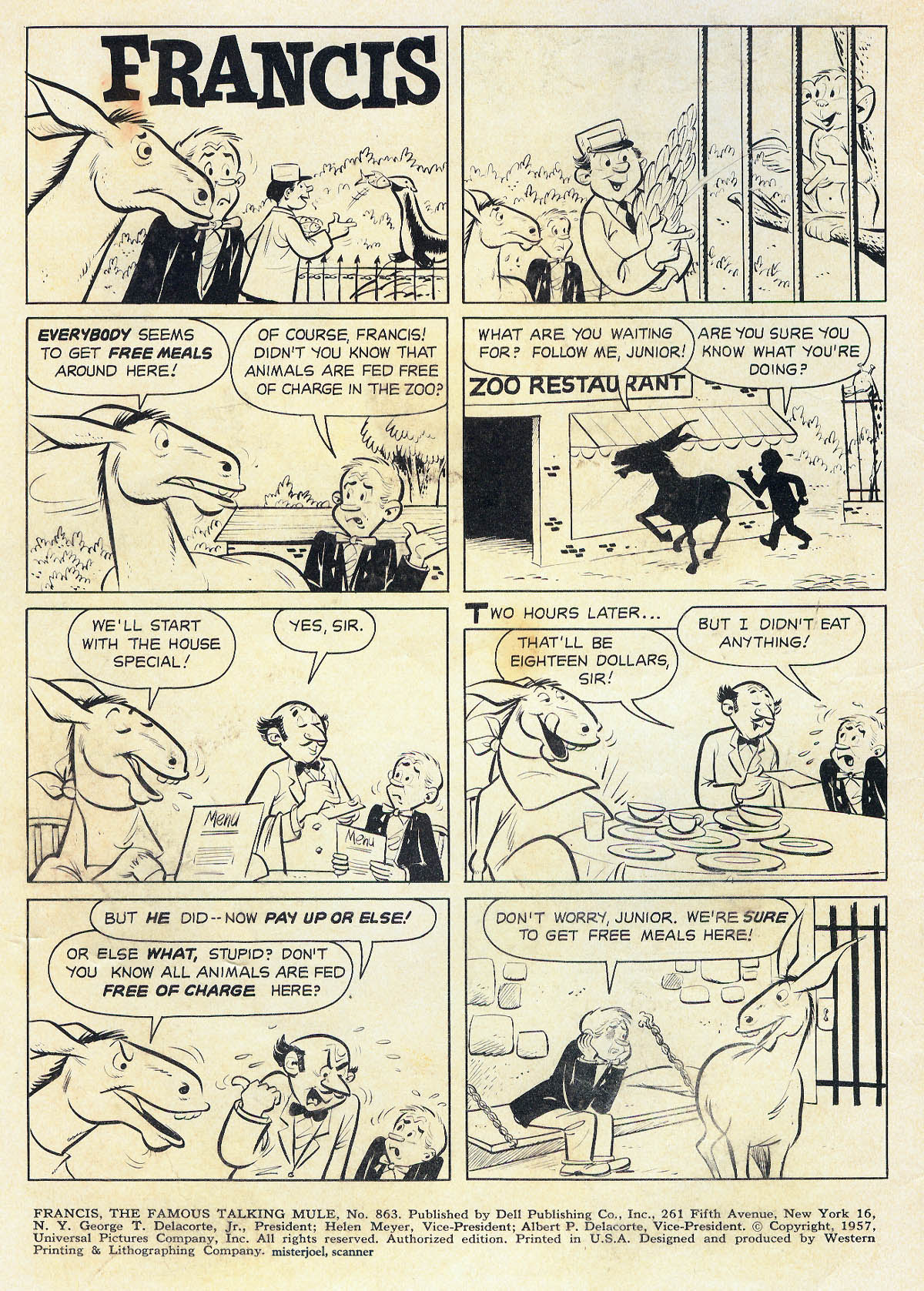 Read online Four Color Comics comic -  Issue #863 - 2