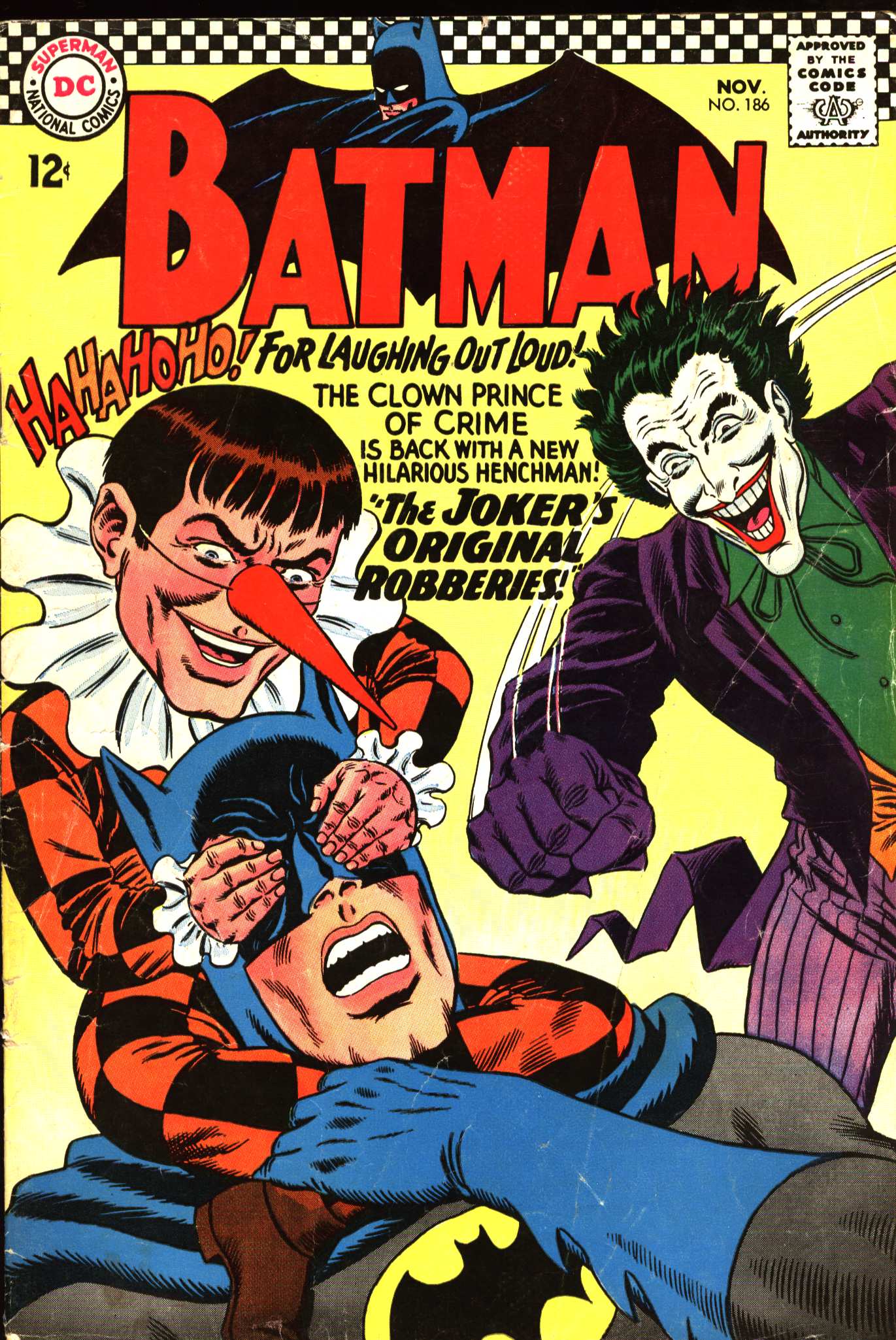 Read online Batman (1940) comic -  Issue #186 - 1