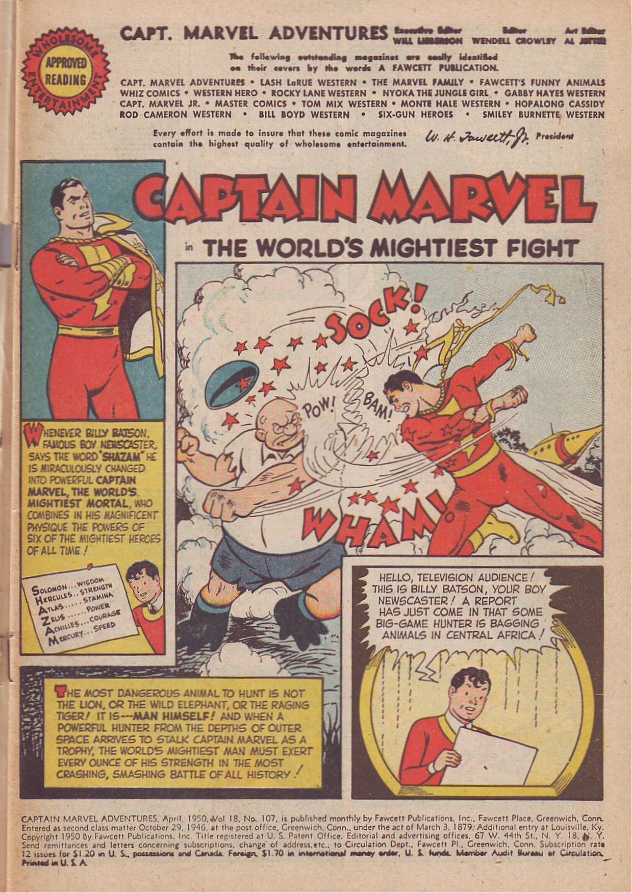 Read online Captain Marvel Adventures comic -  Issue #107 - 3