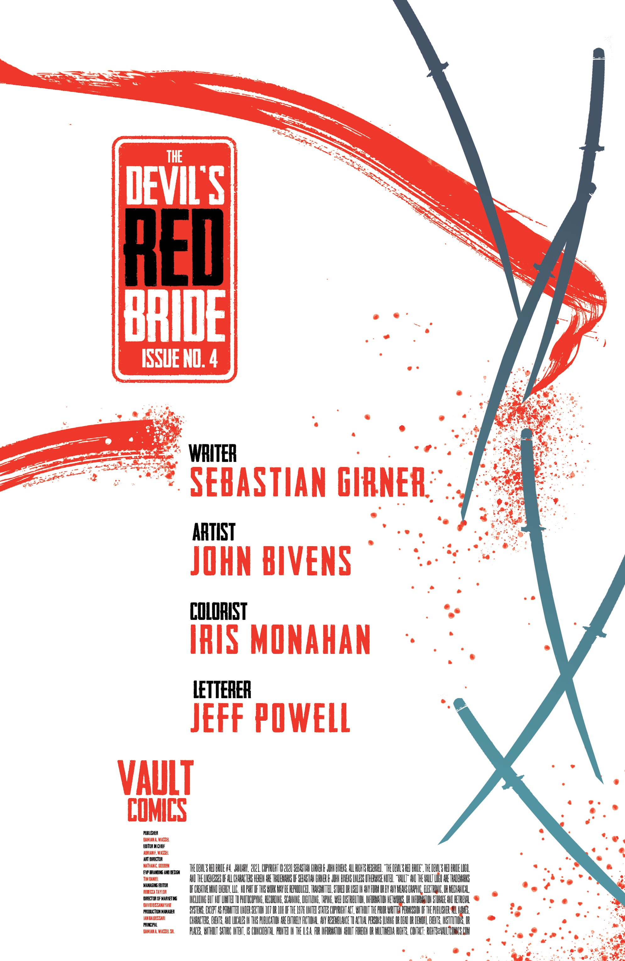 Read online The Devil's Red Bride comic -  Issue #4 - 3