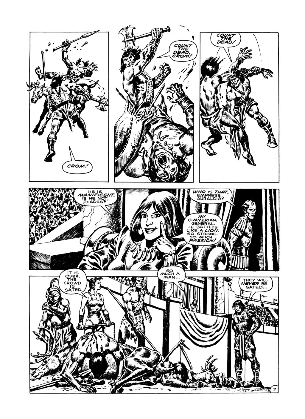 Read online The Savage Sword Of Conan comic -  Issue #147 - 11