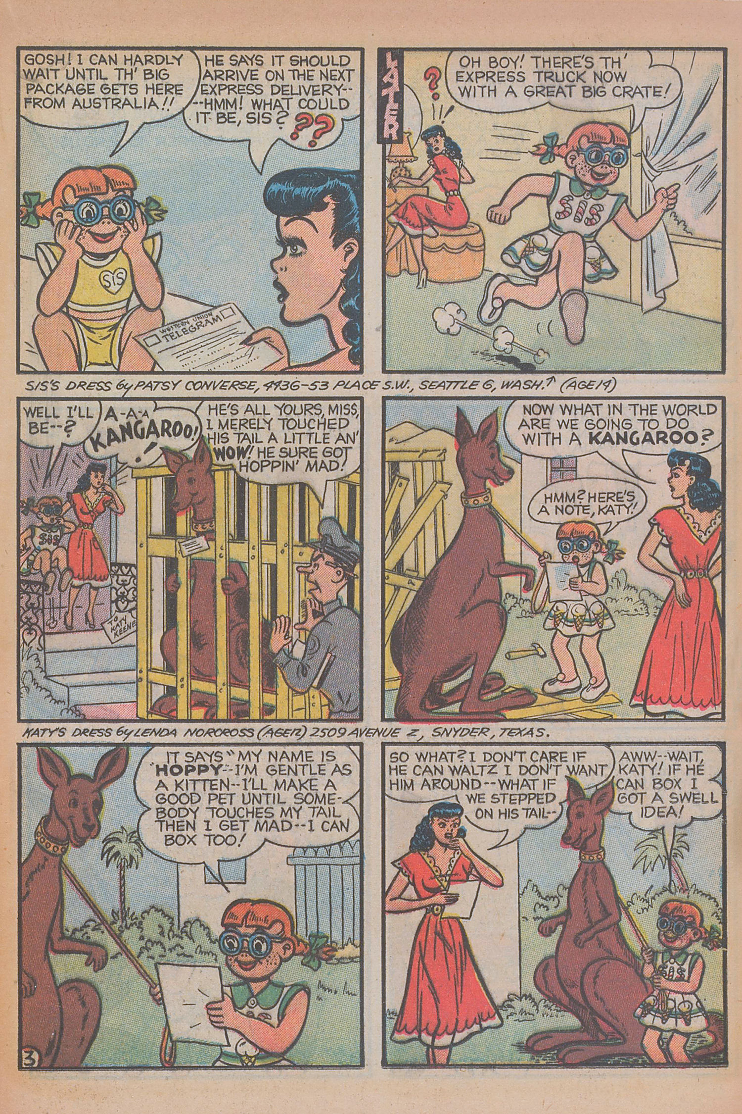 Read online Katy Keene (1949) comic -  Issue #9 - 19