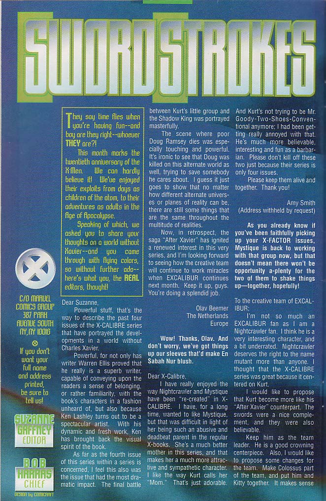 Read online Excalibur (1988) comic -  Issue #90 - 38