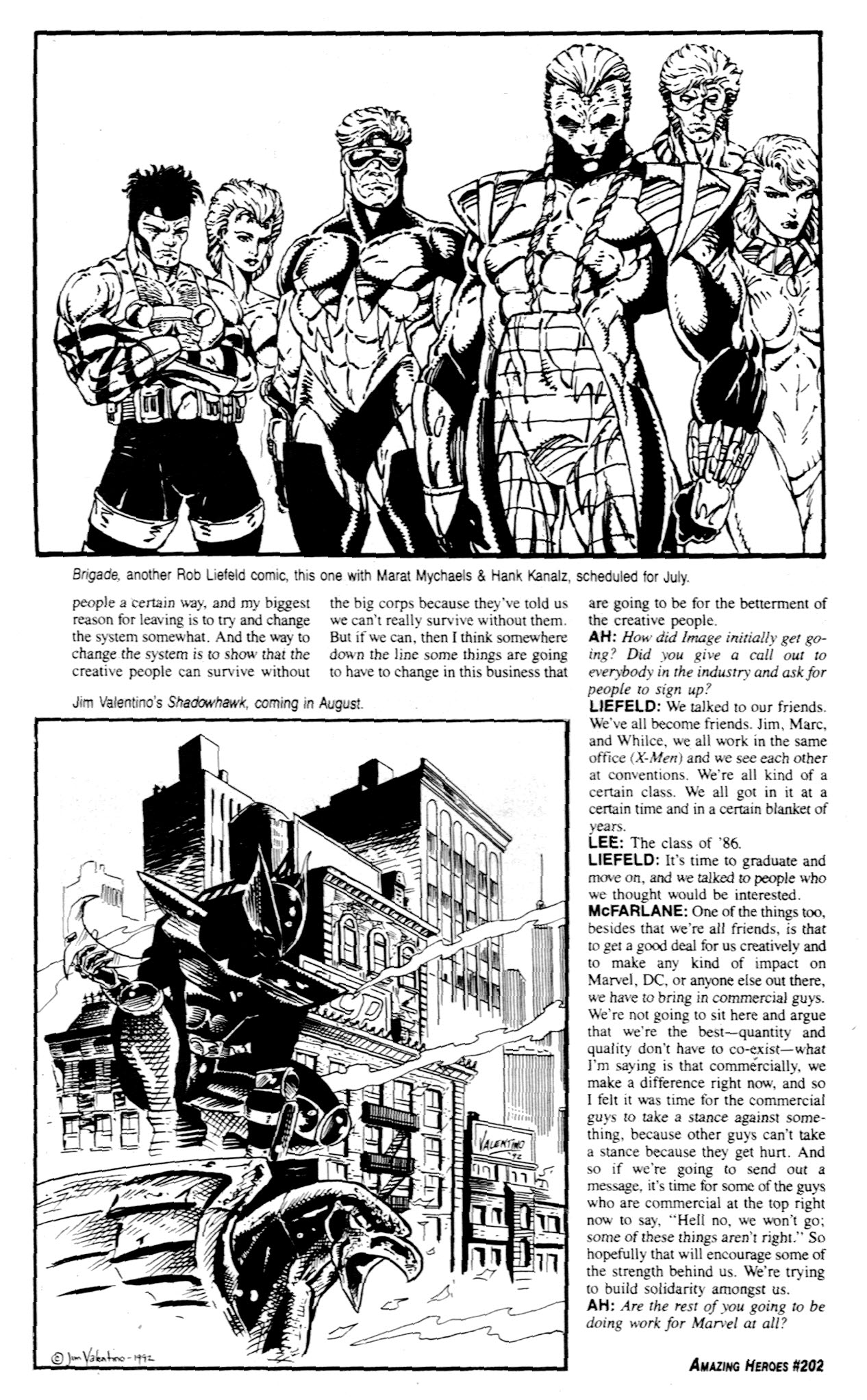 Read online Amazing Heroes comic -  Issue #202 - 31