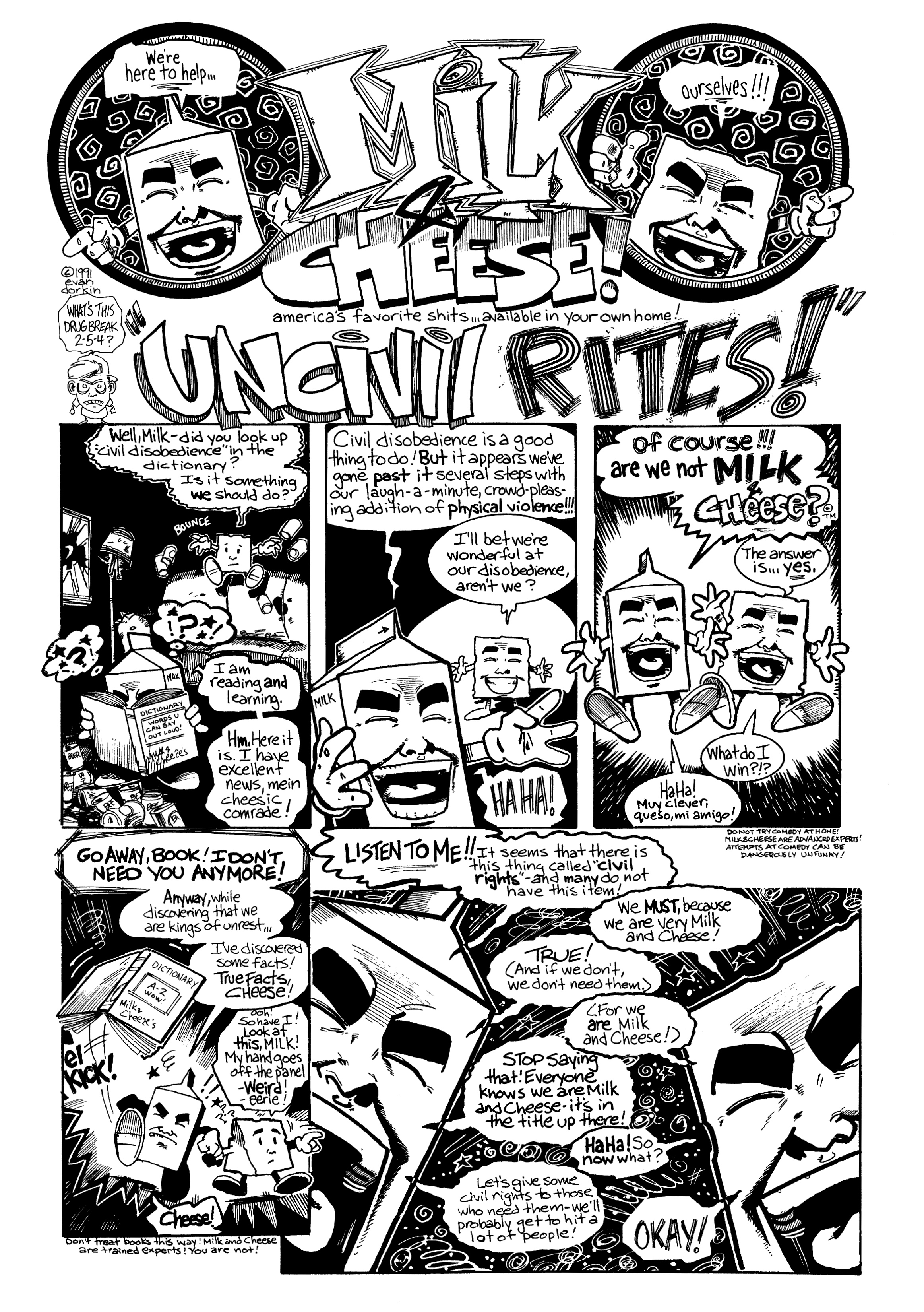 Read online Milk And Cheese: Dairy Products Gone Bad! comic -  Issue # Full - 47