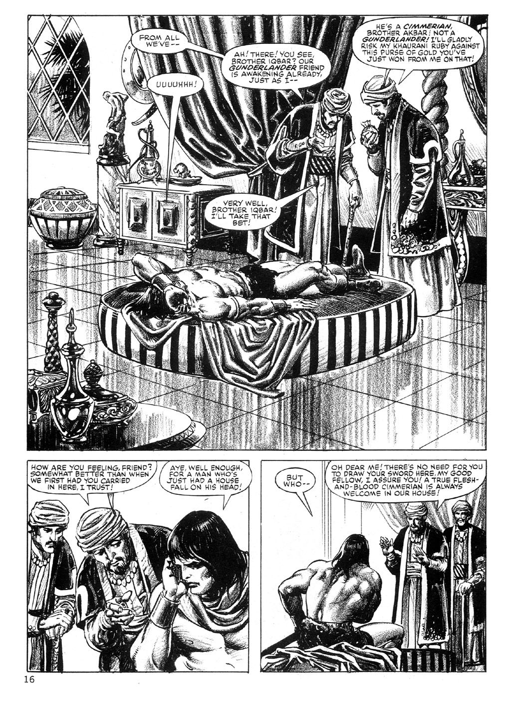 Read online The Savage Sword Of Conan comic -  Issue #89 - 16