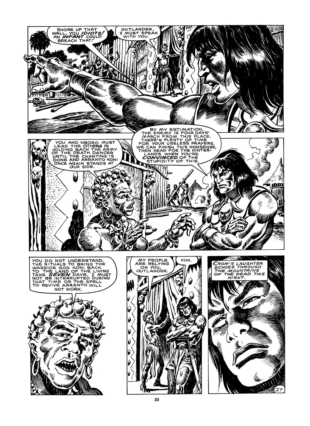 Read online The Savage Sword Of Conan comic -  Issue #150 - 29
