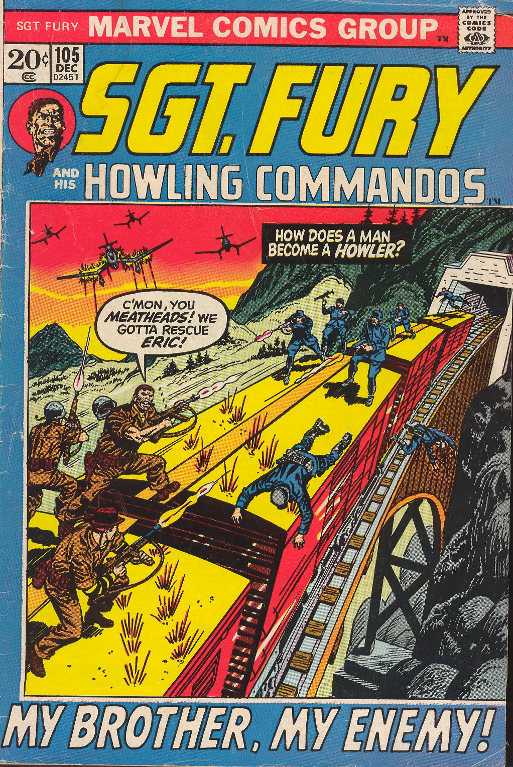 Read online Sgt. Fury comic -  Issue #105 - 1